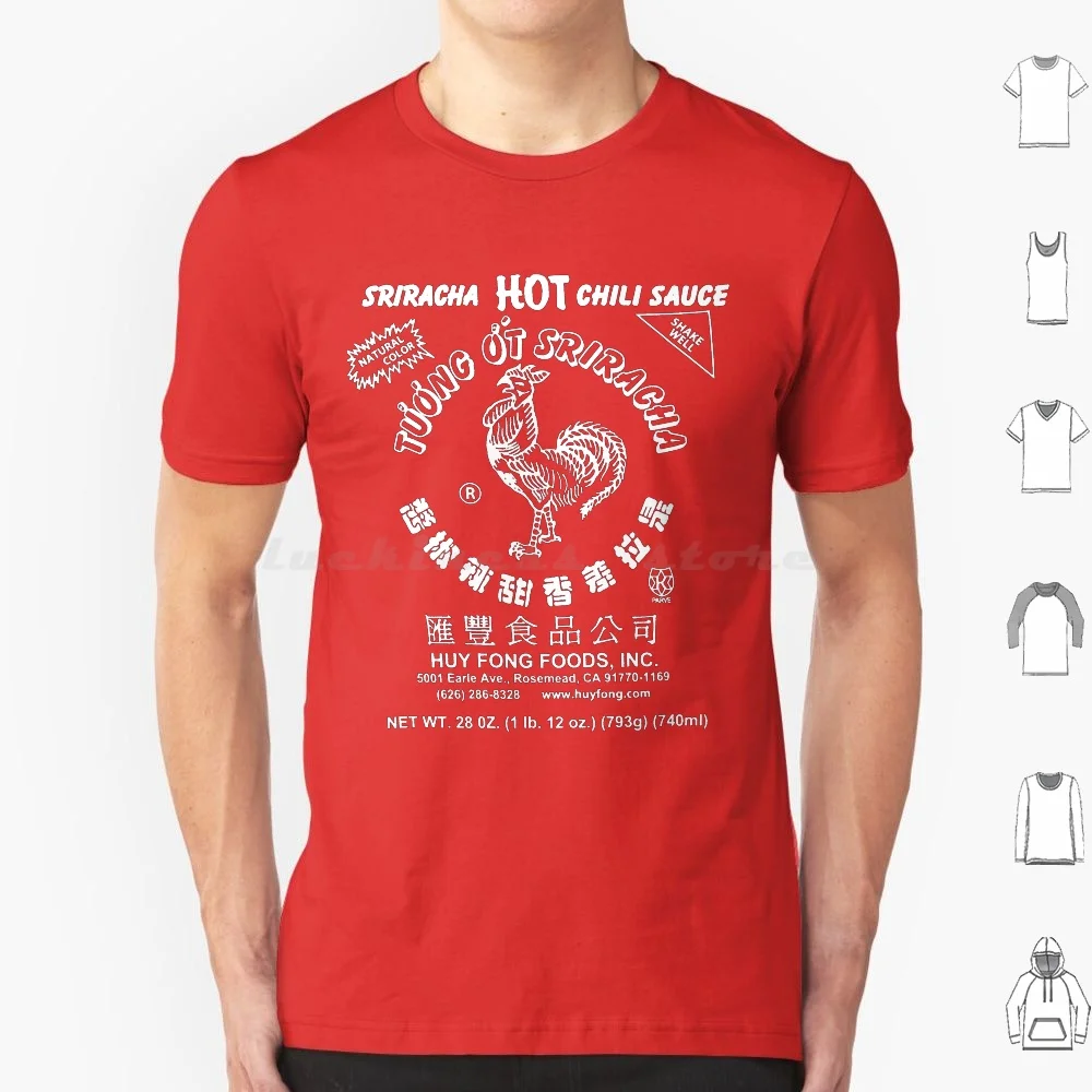 Spicy In White T Shirt Men Women Kids 6xl Spicy Best Selling Hot Sellers New Sriracha Cool Trendy Sriracha Sauce Chili Chilli