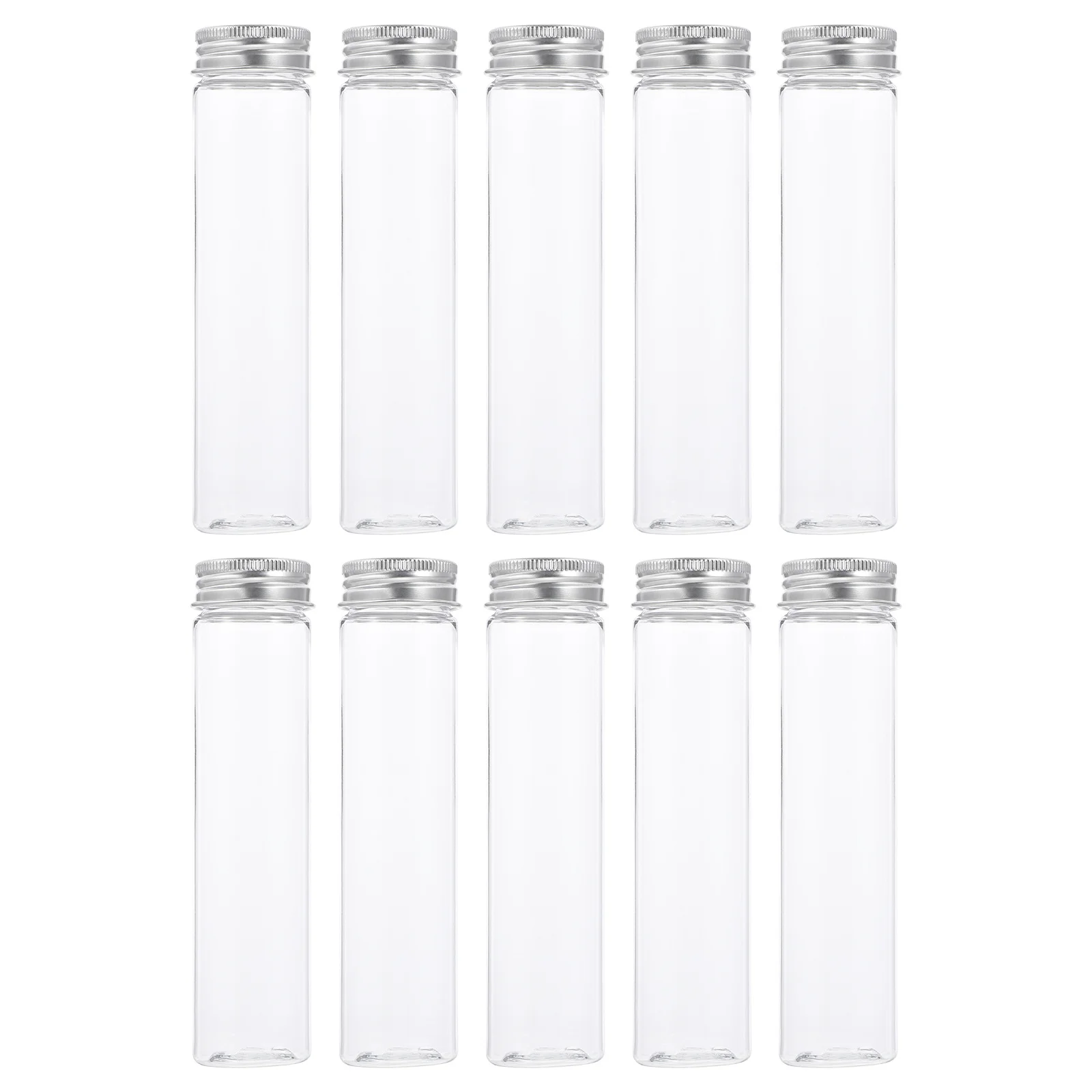 10개입 평평한 바닥 튜브 컴팩트 누수 방지 용기 로션 샘플 여행 필수품용 간편 밀봉 캡