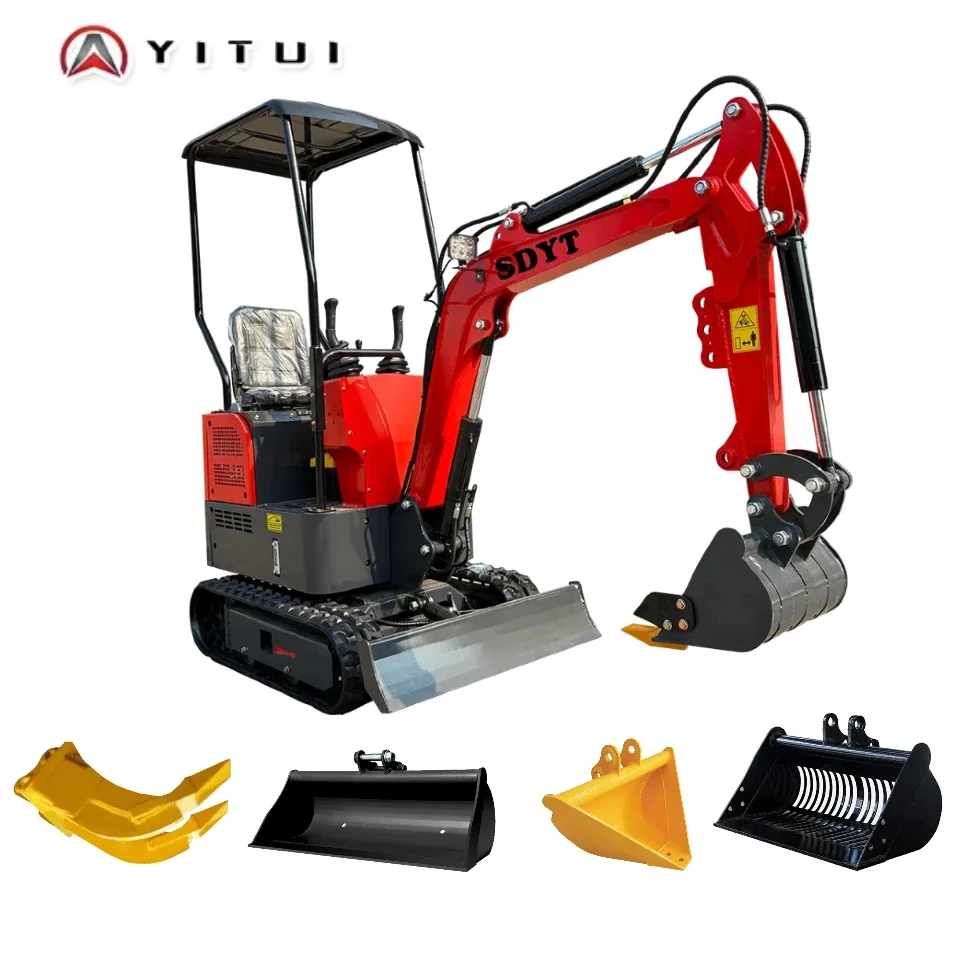 Miniescavadeira personalizada multifuncional, 2,0 toneladas, 2,6 toneladas, ce epa euro 5, todo o motor Kubota, miniescavadeira, entrega rápida
