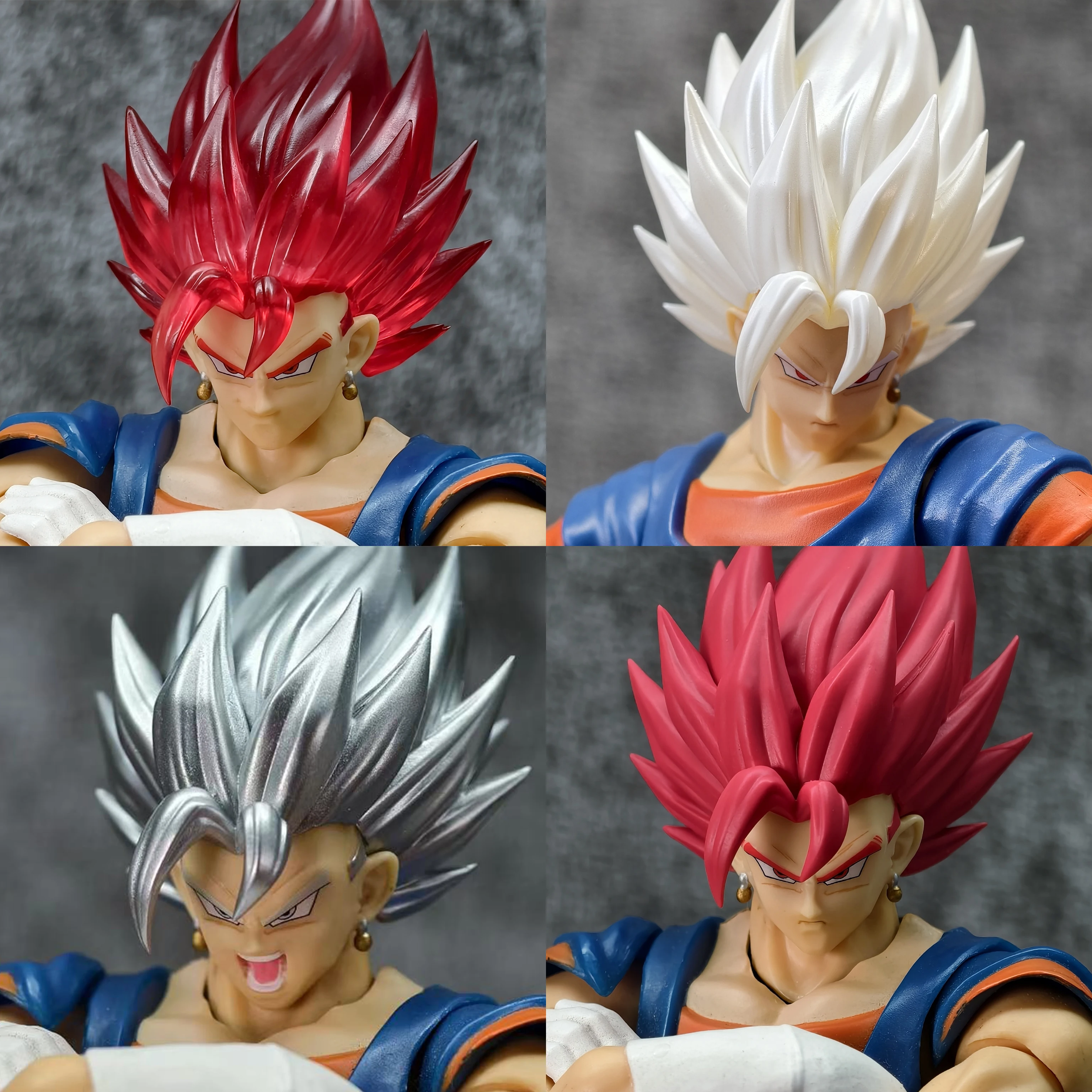 Nouveau TK Cusom végito tête sculpter Dragon Ball Super Saiyan dieu Ultra instinct végito têtes accessoires Anime figurine jouets