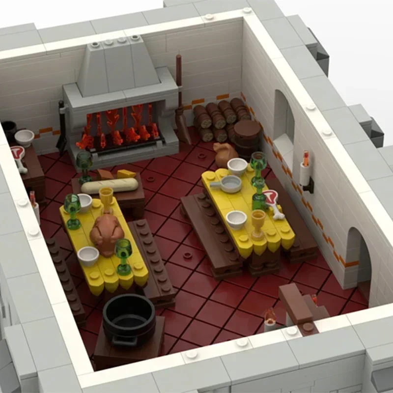 Medieval Military Castle Model Moc Building Bricks Norman Keep Technology Modular Blocks Gifts  Toys DIY Sets AssemblyChristmas