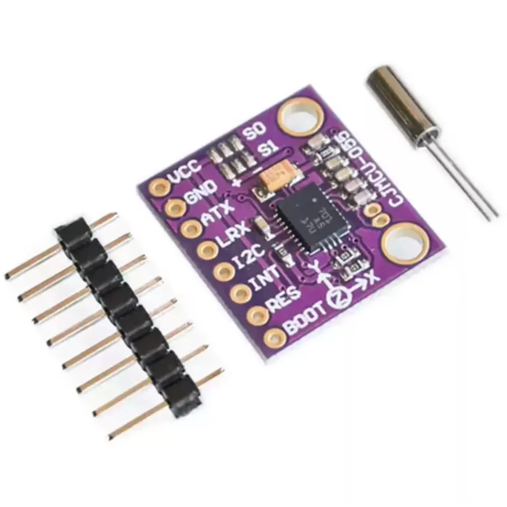 

BNO055 9-Axis Smart IMU Module - MCU-055 with Embedded MCU, 9DOF Fusion (Gyro+Accel) I2C/UART for Robotics/VR