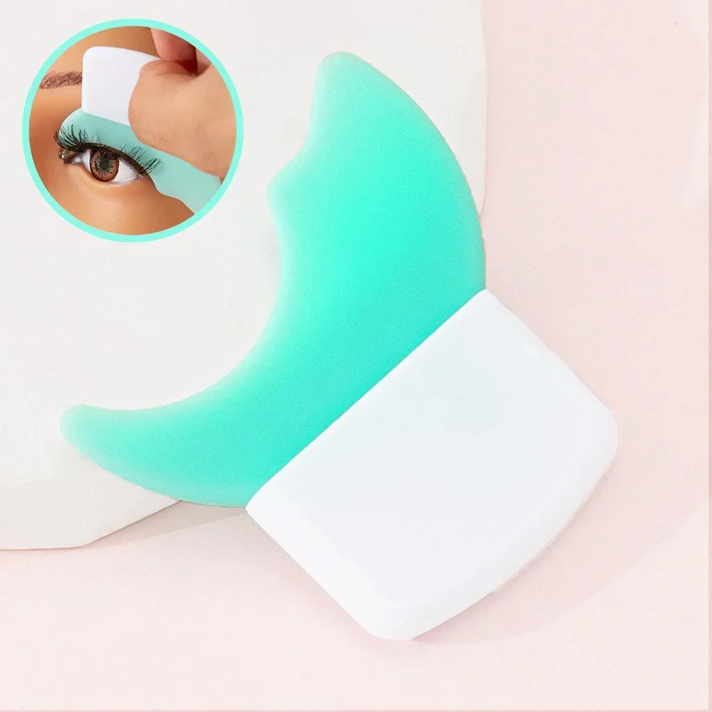 Silicone eye makeup auxiliary tool - multi-functional mascara/eyeshadow/eyeliner, reusable, suitable for beginners' eye makeup