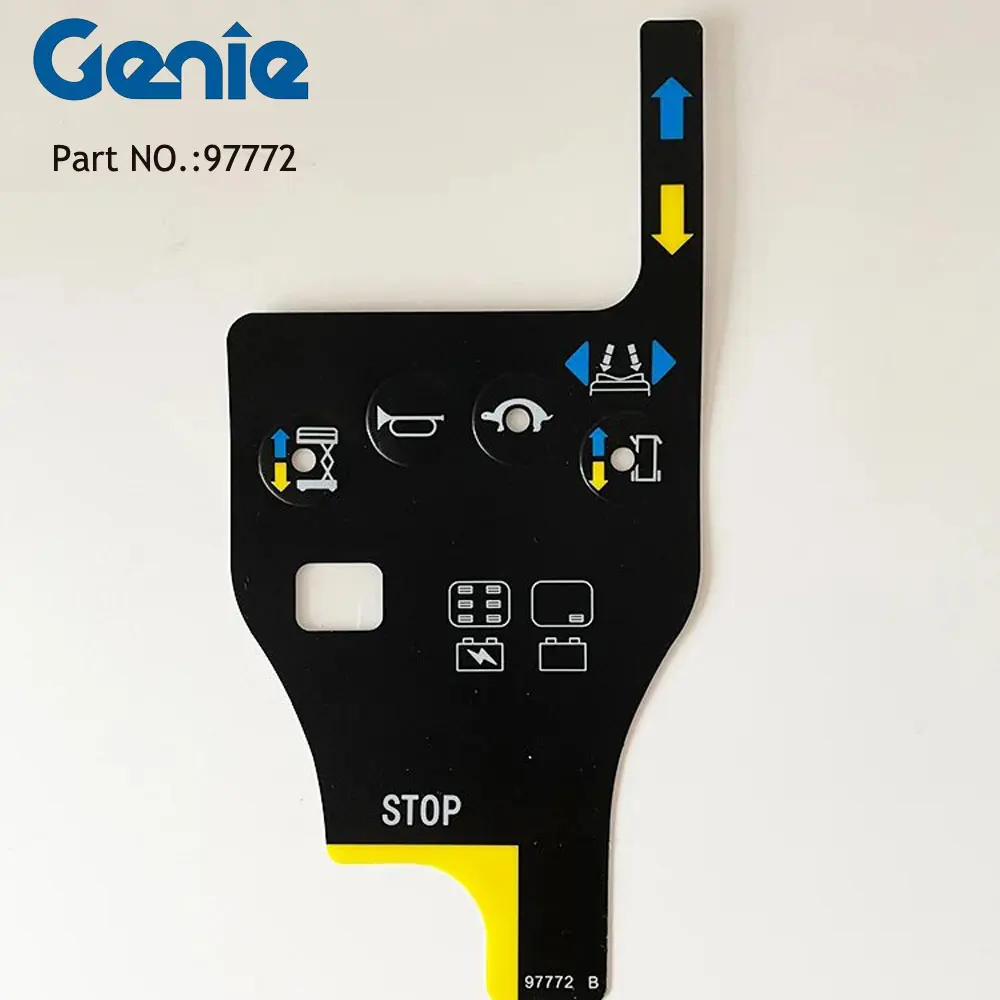 Control Box Decal 97772 97772GT for Genie Sciccor lift