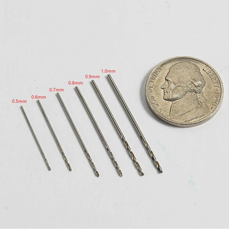 1/5/10/20 قطعة 0.5-4.0 مللي متر HSS تويست مجموعة لقمة مثقاب ل دريمل أداة دوارة مستقيم عرقوب مجموعة لقمة مثقاب صغيرة أدوات يدوية