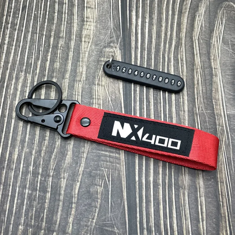 ホンダnx400,nx 400に適したオートバイのキーホルダー,刺embroideryアクセサリー