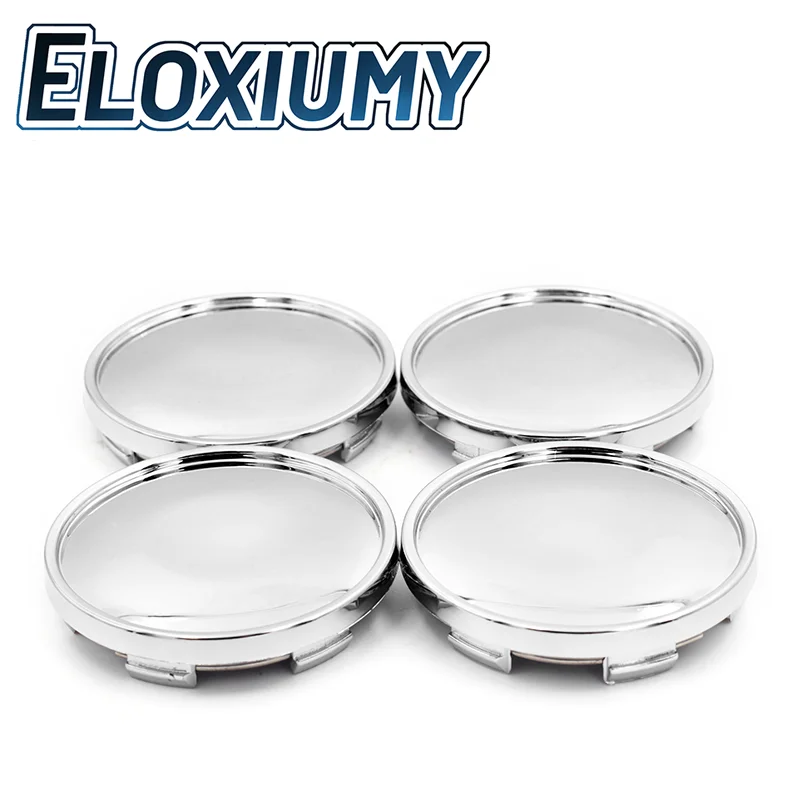 Eloxiumy 4pcs Wheel hub cap Auto Replacement Parts Modification Accessories Car Wheel Tire Rims Center Hub Caps OD 62mm ID 58mm