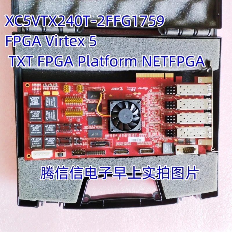 

HTG-V5TXT-P XC5VTX240T Virtex-5 TXT FPGA NETFPGA PCIE prelim XC5VTX240T-2FFG1759