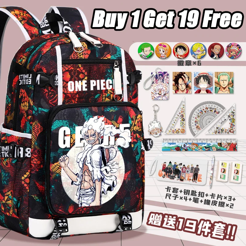 One Piece Backpack Large Capacity Backpack 2025 New Boys Backpack Teenagers Back to School Backpack Design