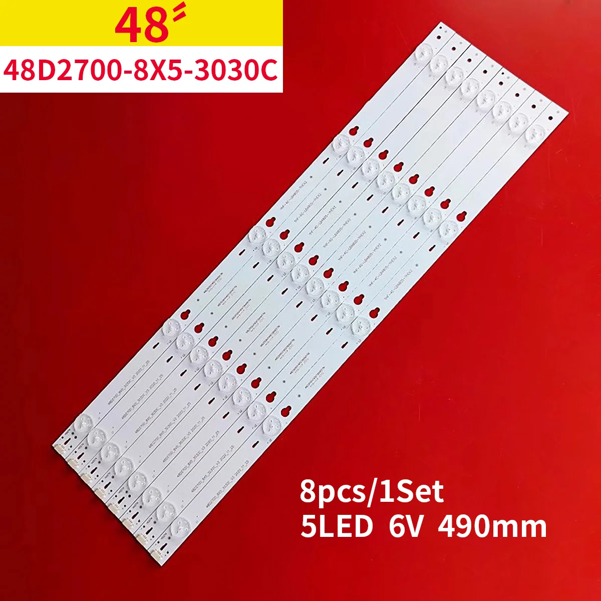 

LED Strip For Thom son 48FA3203 48FA3205 48FS3003 48FA5413 48FA5403 48FS3750 48FS3750 B48A538U B48A858U 48FU4243 B48A838U