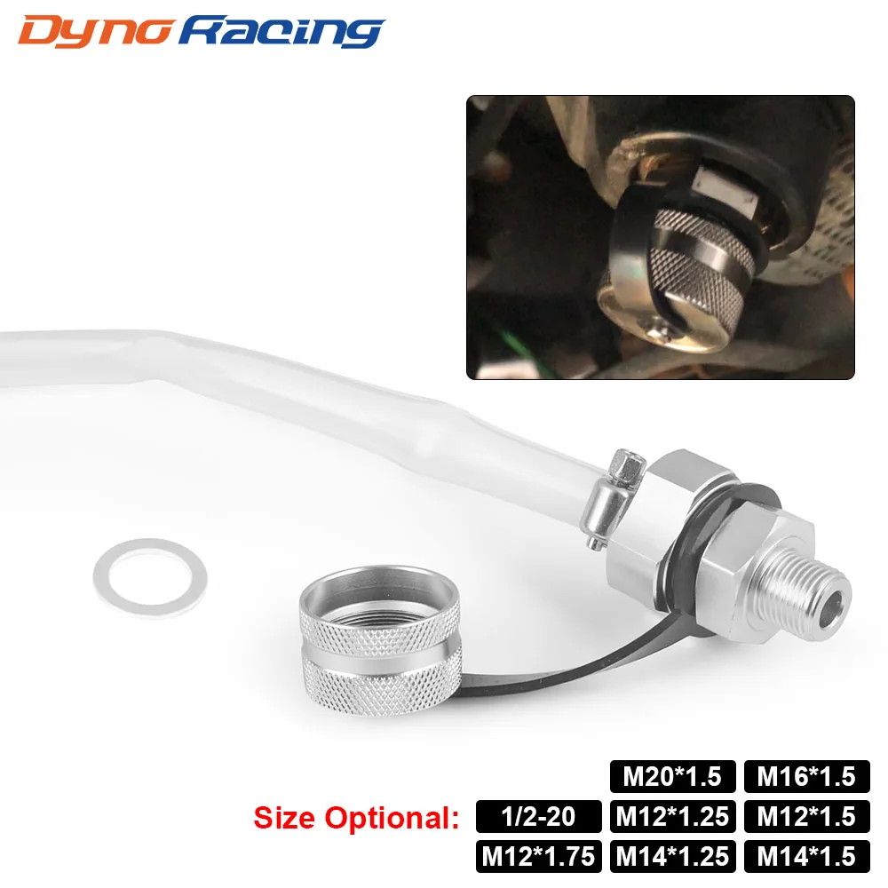 No Magnet Quick Twist Oil Drain Valve Leak Proof Rust Proof Compact Structure Aluminium Drain Hose Attachment