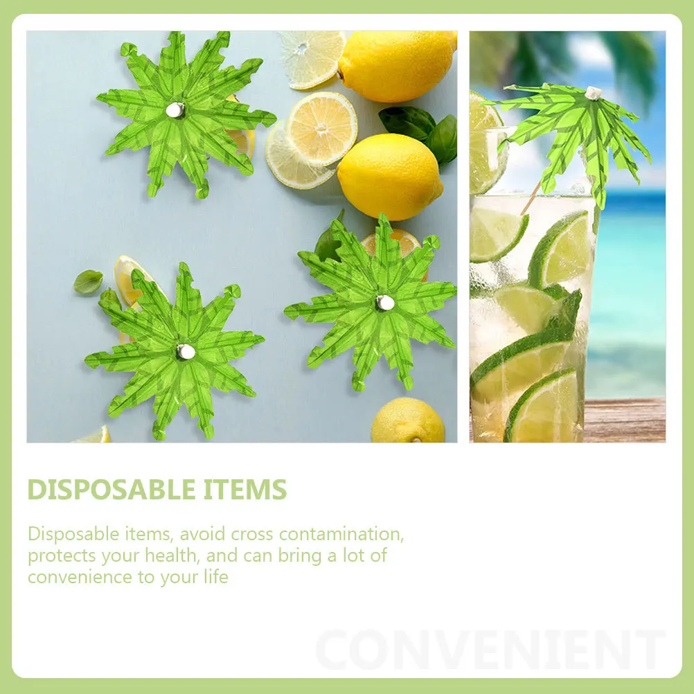 

20pcs Decorative For Cocktail Palm Tree Shaped Food Sticks Dessert Picks Fruit Skewers Snack Sticks Appetizer Picks Bar Tools