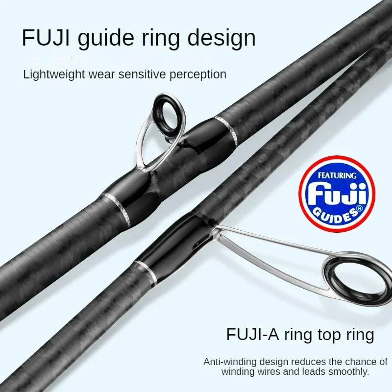 Lure Fishing Rod Ultra Fast M/MH Tip Fuji Guide Ring Carbon Ultra Light High Sensitivity Long Range Insect Pole Lure Wt 3g-18g