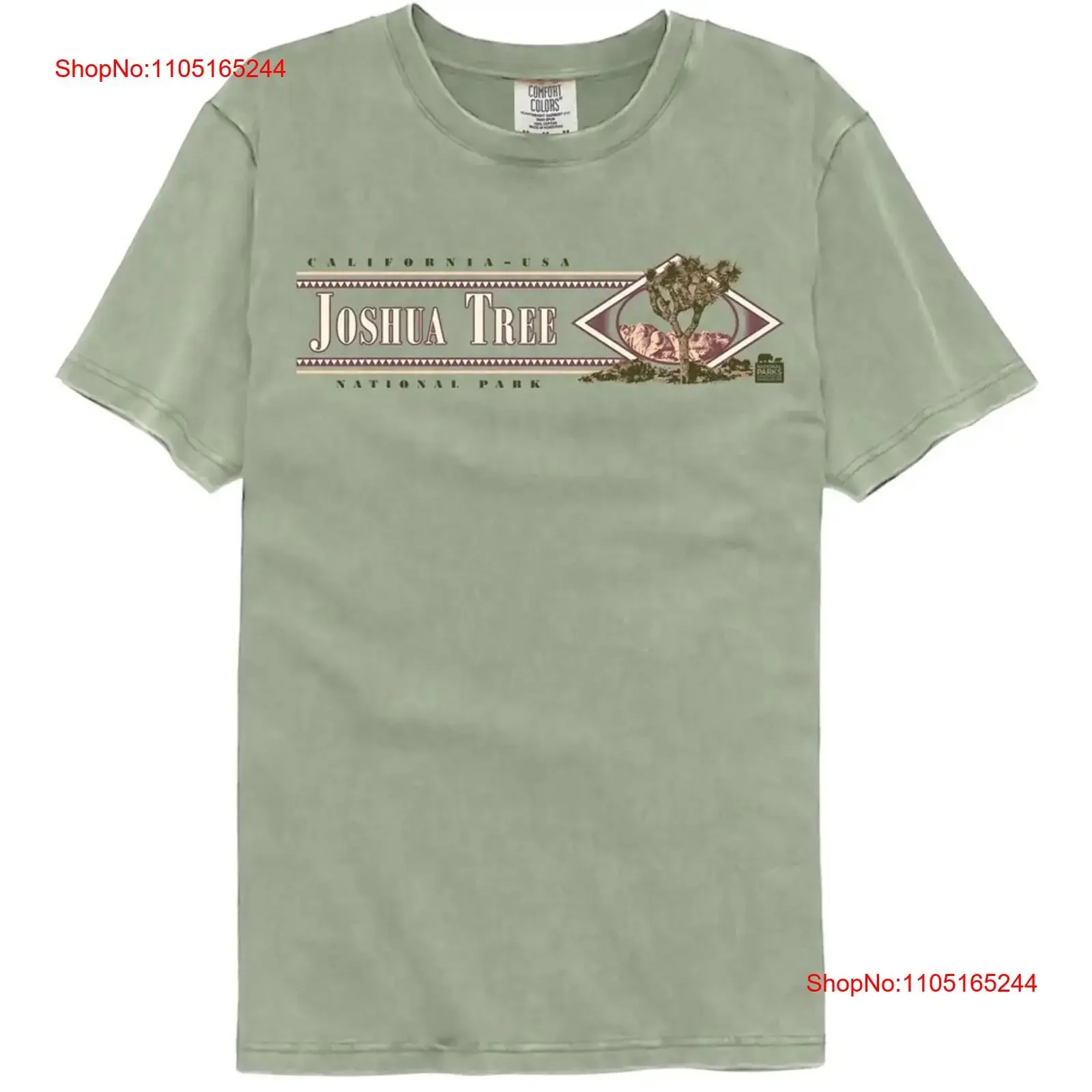 

Футболка для взрослых JOSHUA TREE National Parks RETRO THEME, новый официальный винтажный стираный топ Sandstone Merc для повседневной носки, мода