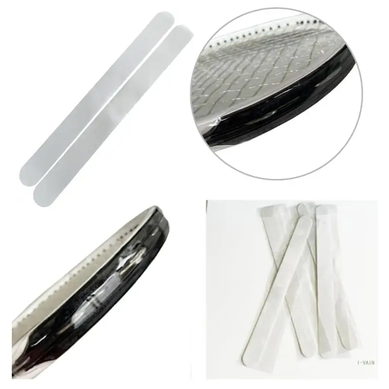 M5TC Clear Rackets Head Sticker Tennis Rackets Paddle Head Protections Tape Replacement Sports Racquet Head Guard