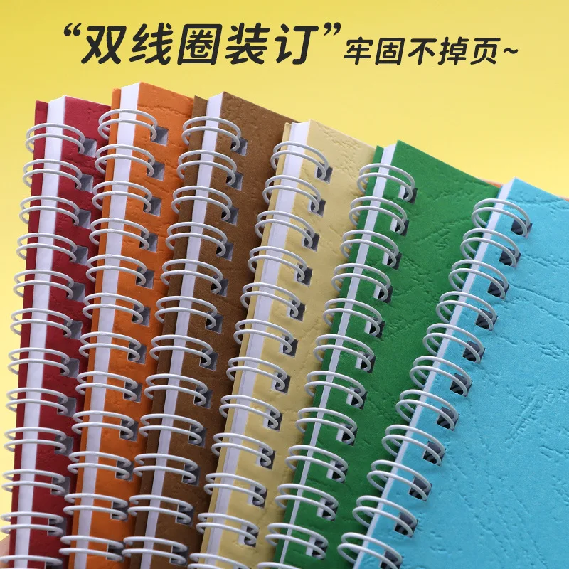 4-cadernos-espiralados-com-textura-de-couro-papel-pautado-diario-para-anotacoes-material-de-escritorio-e-papelaria-para-escrita