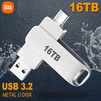 Xiaomi 16TB 3.2 Flash Drives High Speed USB Transfer Metal Pendrive Memory Card Pendrive Flash Disk Memoria Waterproof Stick