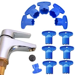 5pcs/set ABS Hidden Faucet Aerator Repair Key wrenchMale Thread Water save tap filter removal Replacement Tool Spanner