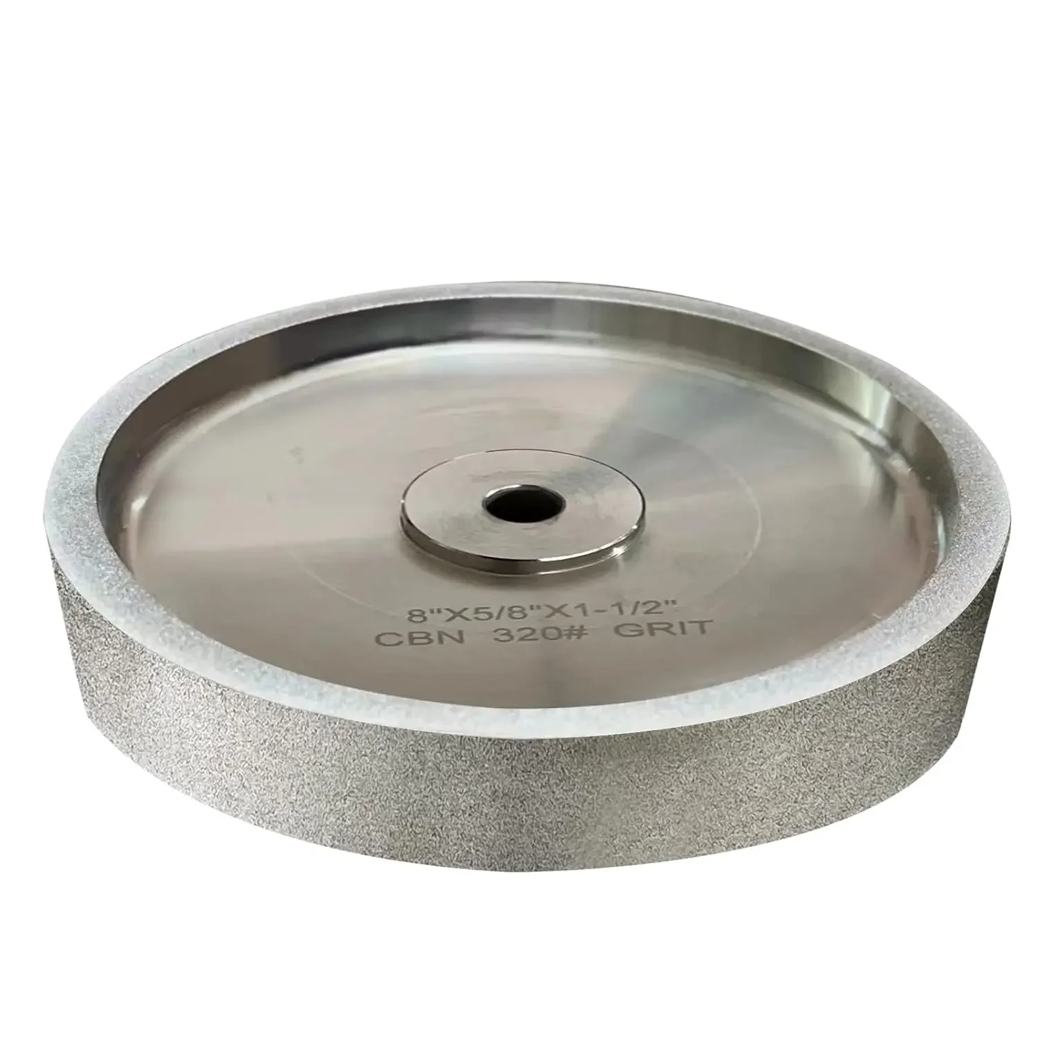 320 Grit 8 Inch CBN Grinding Wheel, 1.5