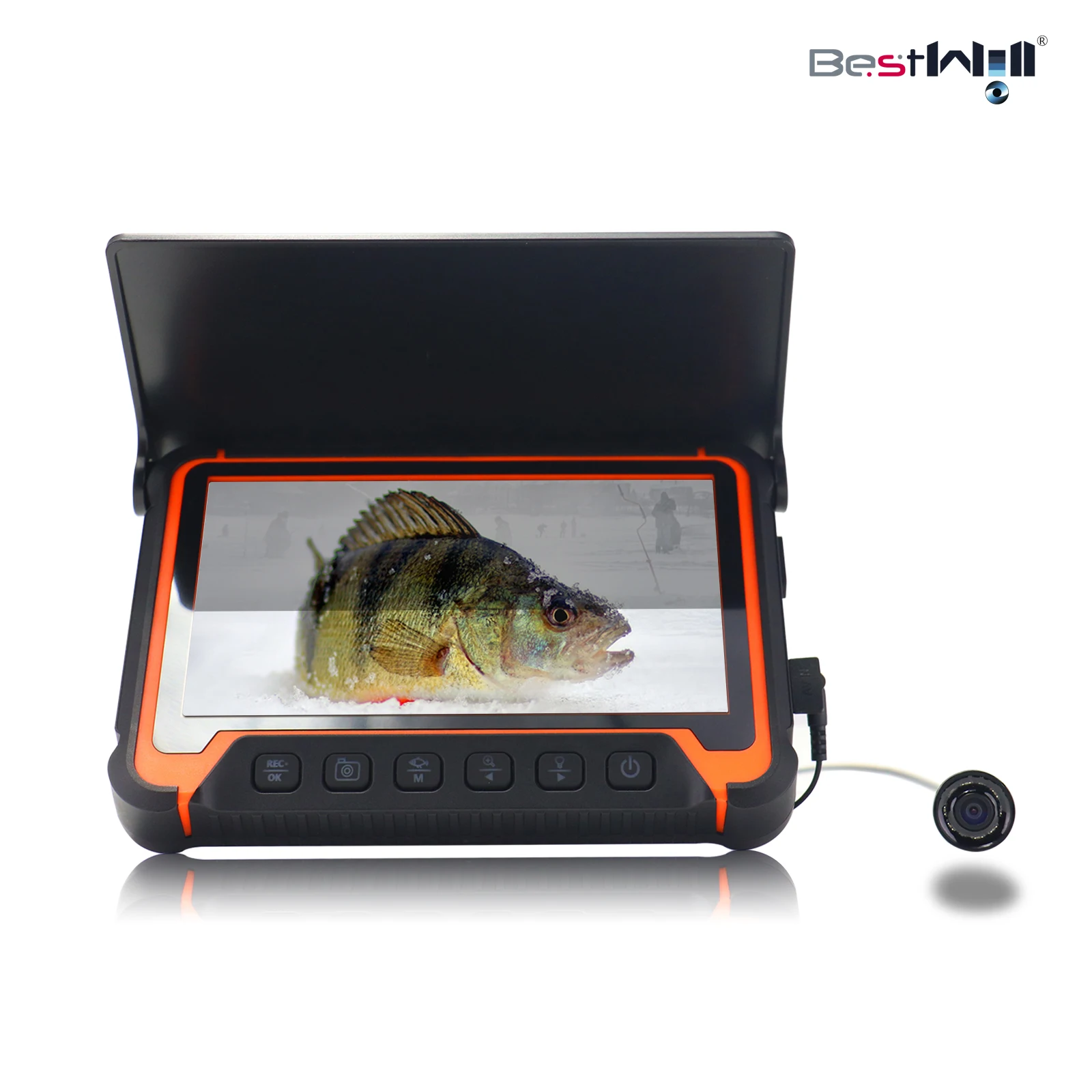 Portable Underwater Video Camera Fishing Providing HD Display Infrared Lighting Lake Underwater Fishing Camera