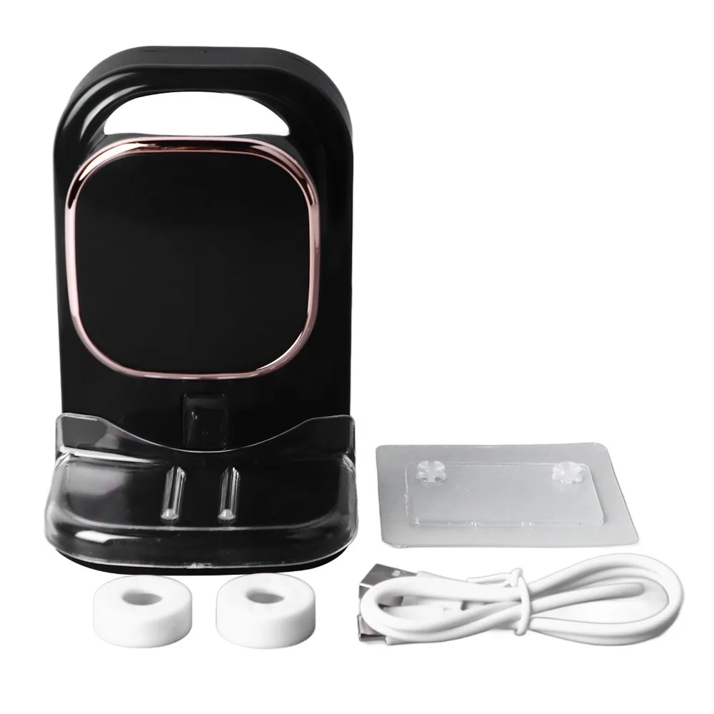 PS, PC, ABS Toothpaste Dispenser USB Powered Easy Install Toothpaste Squeezer White Black Green Automatic Toothbrush Holder
