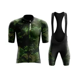 RX MAVIC-Bicycle Riding Set for Men, Short Sleeve, Road Bicycle, Breathable Cycling Set, Team Cycling Training Clothes, Summer