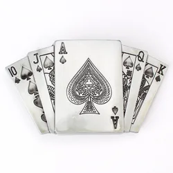 Flush Straight Poker  Belt Buckle Royal  Punk Style Rock Music Clothing Accessories