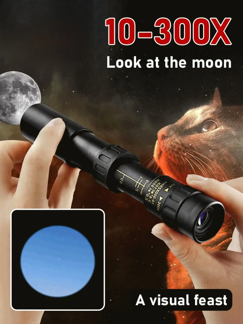 Telescopic Monoculars Zoom Cell Phone Photo Monocular Portable Binoculars Zoom HD Viewing Scope