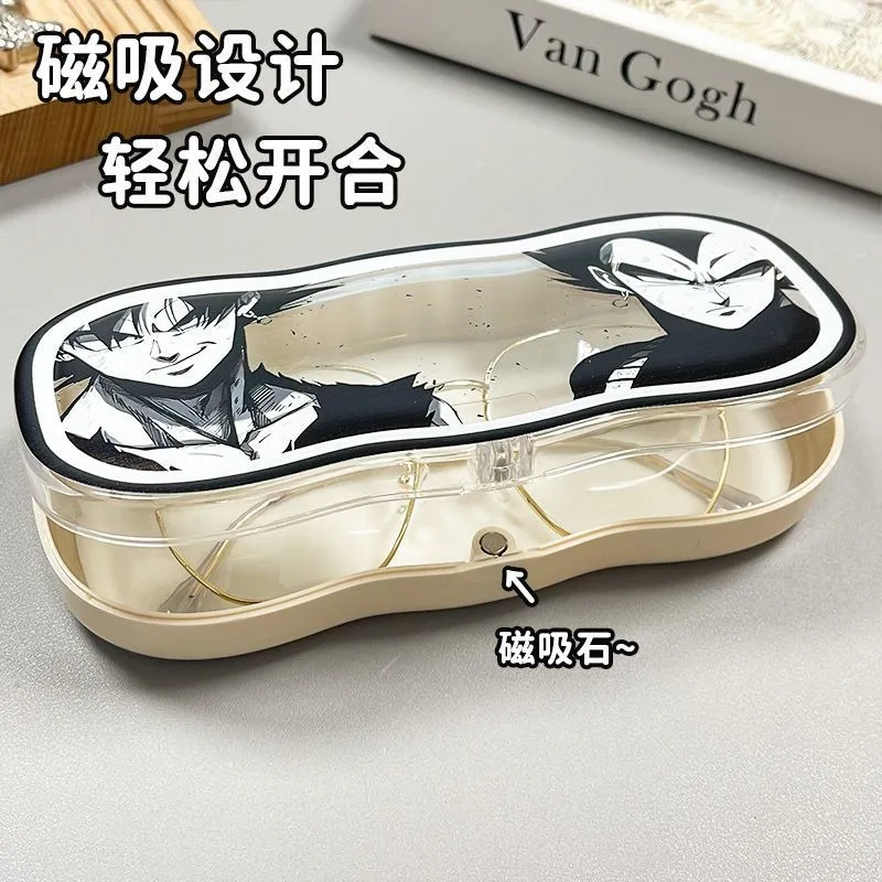 Футляр для очков Dragon Ball с рисунком аниме Son Goku, модный и персонализированный простой портативный футляр для очков для мужчин и женщин