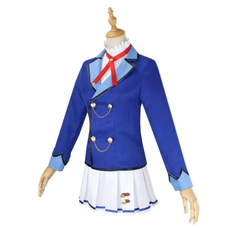 Aikatsu！Hoshimiya Ichigo Anime Cosplay Costume School JK Campus Uniform Wig Woman Kawaii Suit Kiriya Aoi shibuki ran cos suits
