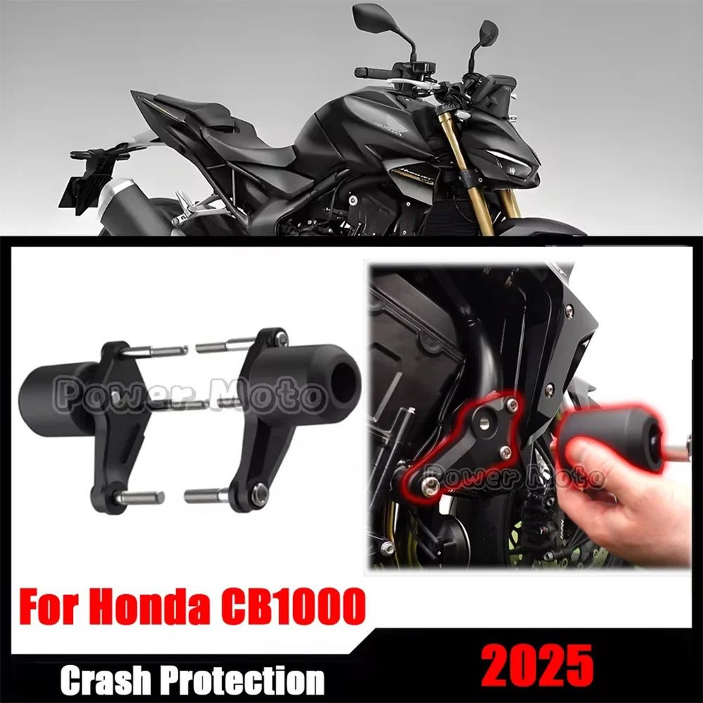 

CB1000 Fit for Honda CB1000 2025 Motorcycle CNC Frame Sliders Protector Guard Fairing Crash Pad Falling Protection Frame Slider