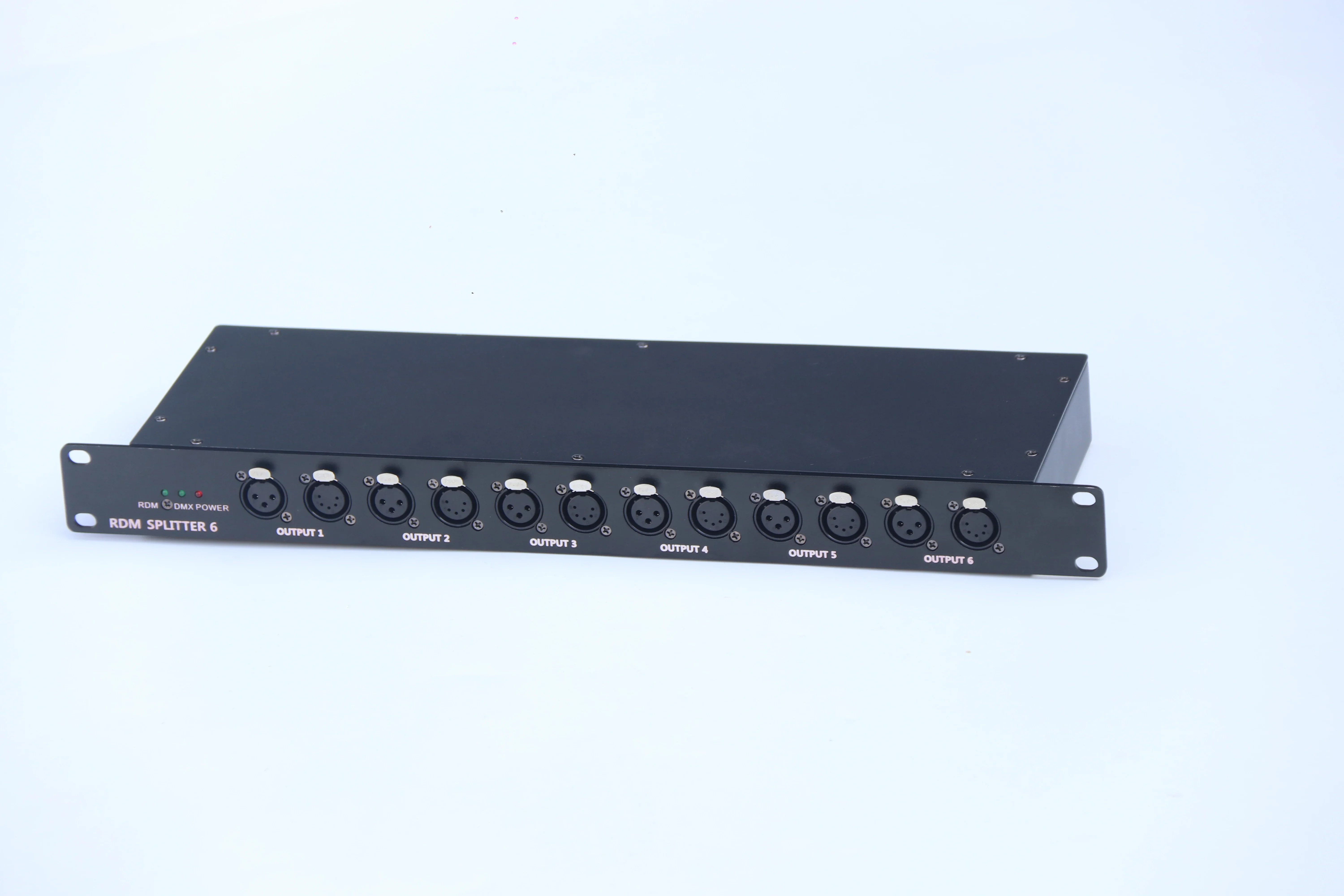 Pemisah RDM & DMX Profesional Output 6 Saluran Untuk Pengontrol Pencahayaan Pertunjukan Peralatan RDM