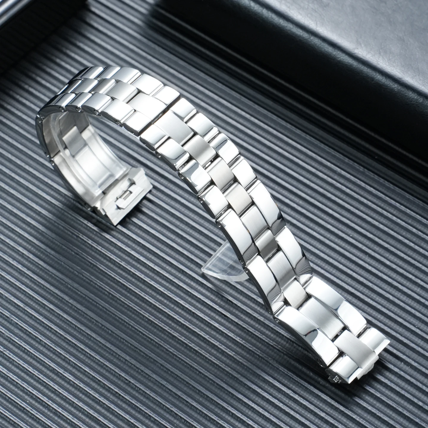 19mm Quick Release Stainless Steel Watch Strap For Cartier Roadster W62018X6 W62019X6 W6206017 W6206018 2510 2524 Series Band