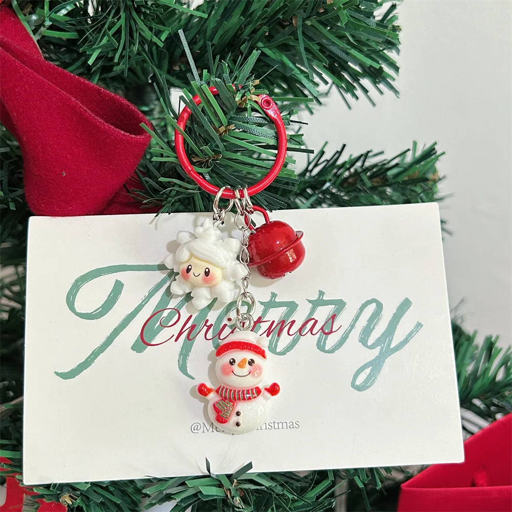christmas-theme-keychain-cartoon-santa-claus-gingerbread-man-snowman-pendant-cute-holiday-gift-ornaments-accessories-bag-pendant