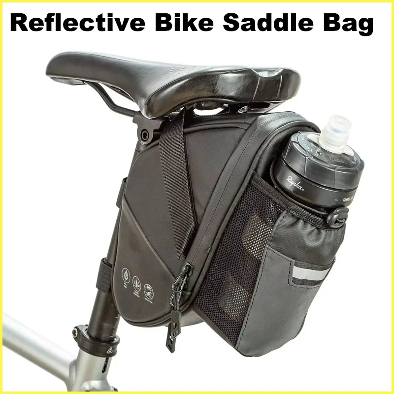 

Reflective Bike Staddle Bag MTB Mountain Road Waterproof BicycleTail Bags Large Capacity﻿ Storage Bag﻿ Cycling Accessories
