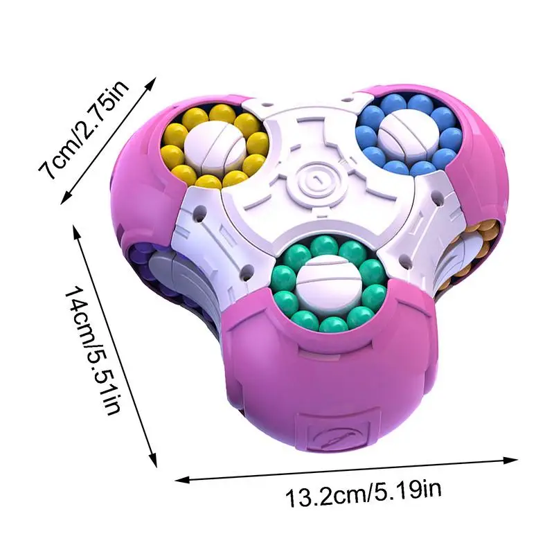 Feijão mágico quebra-cabeça brinquedo alívio do estresse dedo spinner estresse e relaxar brinquedos criativos brinquedo relaxante para local de trabalho e casa