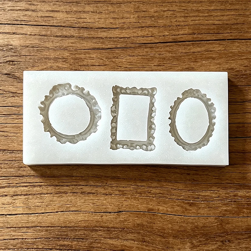 Rahmen Silikon Sugarcraft Form Harz Werkzeuge Cupcake Backform Fondant Kuchen Dekorieren Werkzeuge – Detail 5