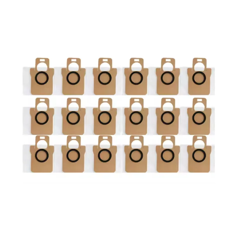 A50Q-18 Pcs Replacement Vacuum Bags For JONR P20 PRO Sweeper Accessories Enhanced Cleaning Efficiency Cleaner Parts Replacement
