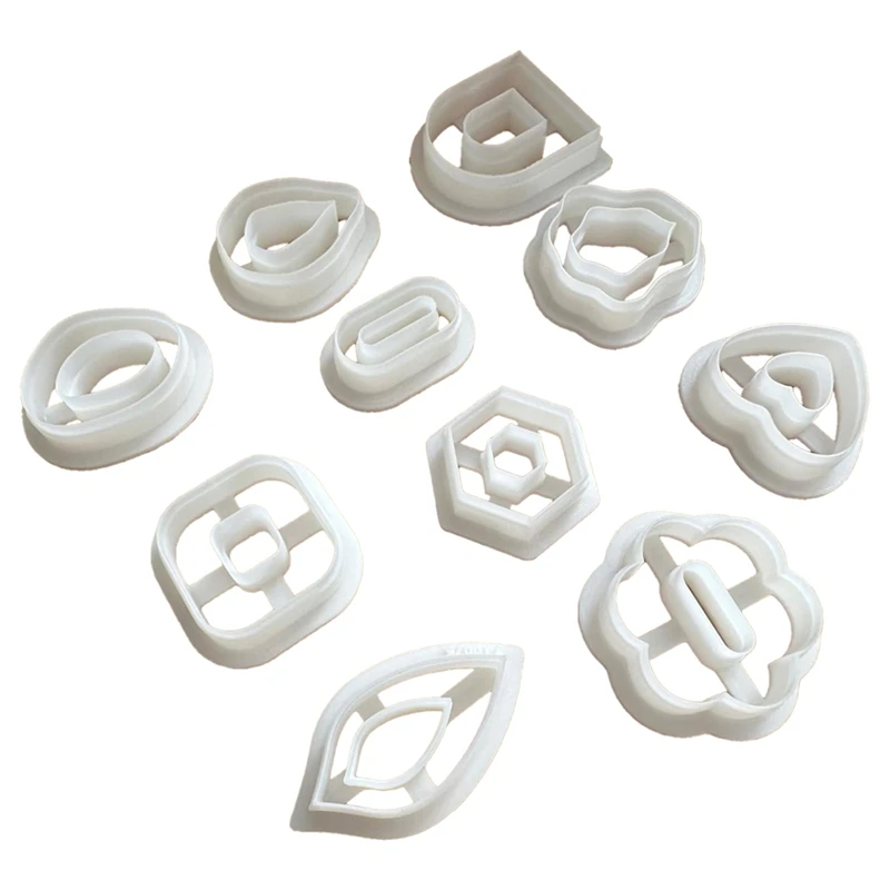 New Polymer Clay Cutters - 10 Pcs Boho Polymer Clay Cutters,Geometric Clay Tools For Polymer Clay Jewelry, Polymer Clay Kit