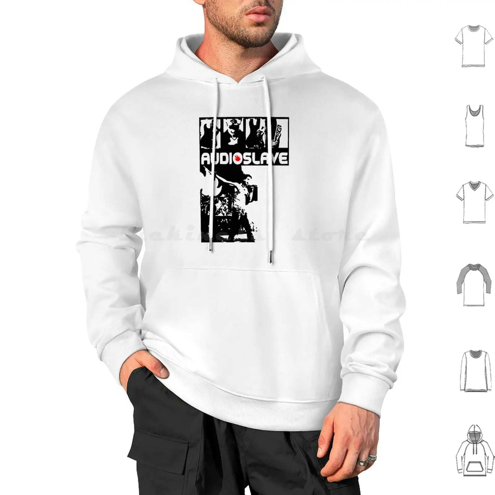 Slave Band Classic Art Hoodies Long Sleeve Music Pop Legend Chris Cornell Soundgarden 90S Punk