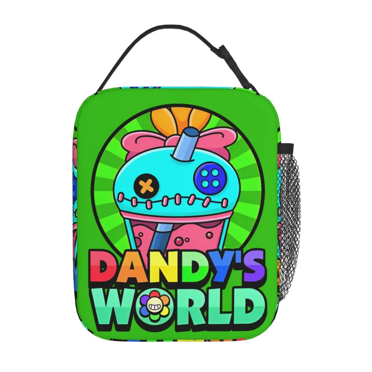 

Dandys World Scrump Изолированная сумка для обеда Многоразовая сумка-холодильник Контейнер для обеда, большая емкость, ланч-бокс для девочек и мальчиков, пляжные путешествия
