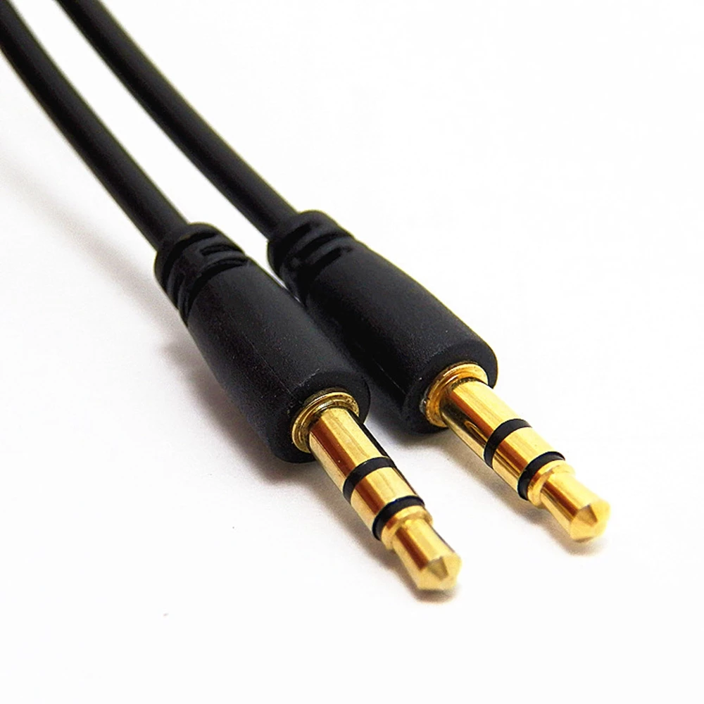 Feminino Plug para Plug Aux Cable, 3.5mm Audio Cable, Primavera Headphone Código, Carro Mobile Phone