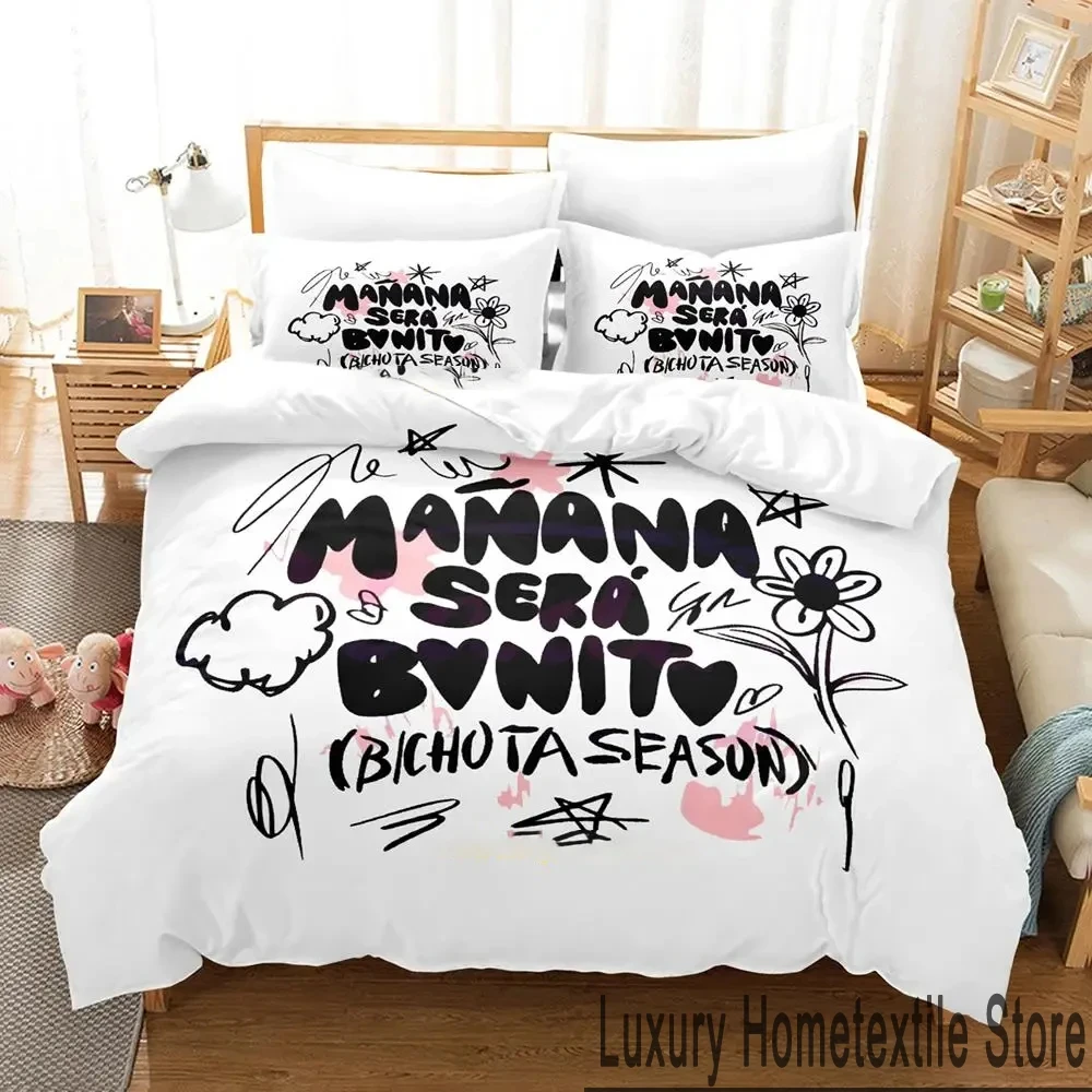 3D Print Karol G Manana Sera Bonito Bichota Bedding Set Double Twin King Duvet Cover Comforter Pillowcase Boys Girls Adults