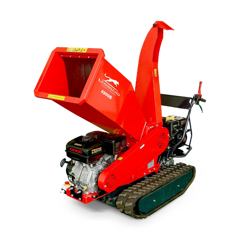 Small Self-Propelled Tree Branch Shredder 15 HP Mini Gasoline Tree Branch Crusher Efficient Wood Cutting Machine Customized Sale