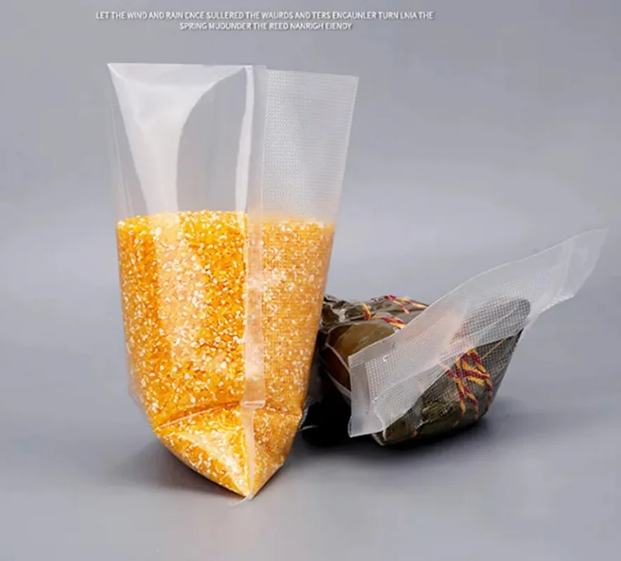 

100PCS Thick Open Top Vacuum Bags for Food Storage Freezer-Safe Plastic Pouches, Heat Sealable for Meat, Fish, Fruit, Vegetables