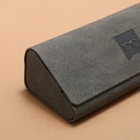 2025 Fashionable New Glasses Pattern Triangle Box Anti-Pressure Portable Hard Shell Glasses Case