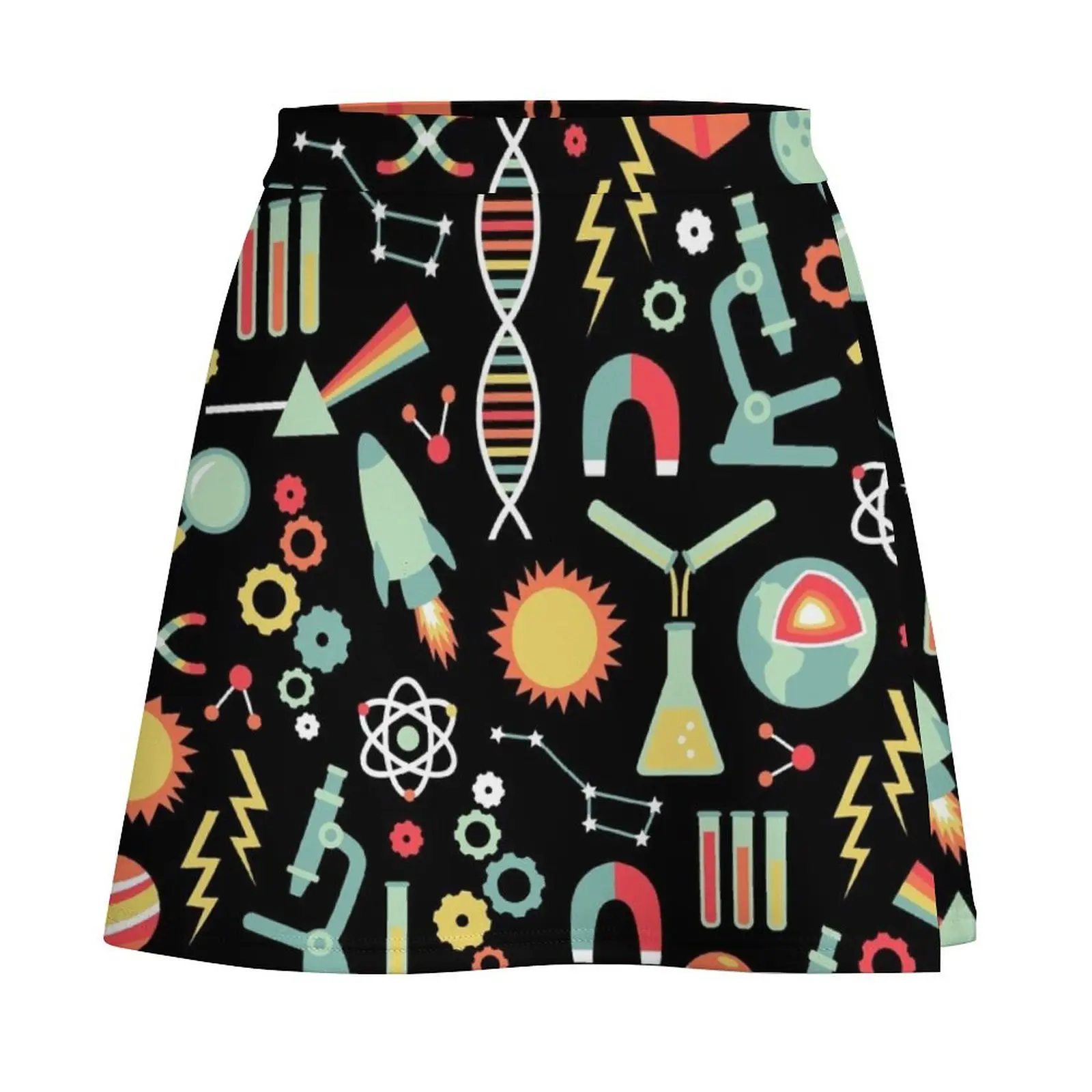 Science Studies Mini Skirt luxury clothes women Women's dress