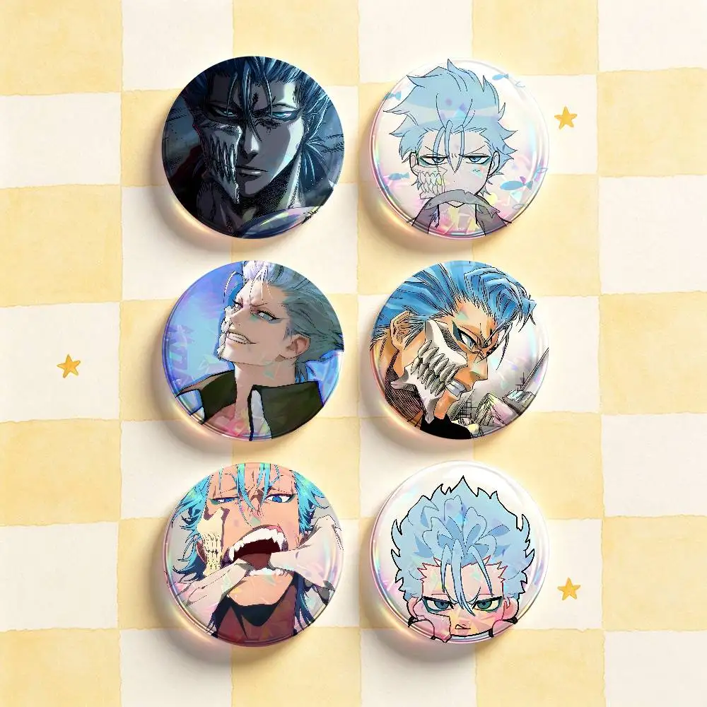 G-Grimmjow HD Print Badges Pretty Round Display Brooches IP merchandise 32mm 58mm 75mm 44mm 25mm