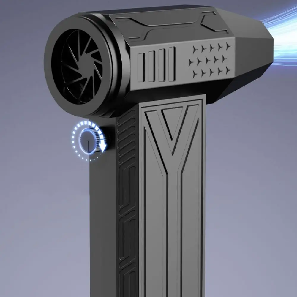 

Бесщеточный двигатель, турбонасильный вентилятор, 200 Вт, зарядка типа C, мощный воздуходувка, 52 м/с, перезаряжаемая электрическая воздушная тряпка