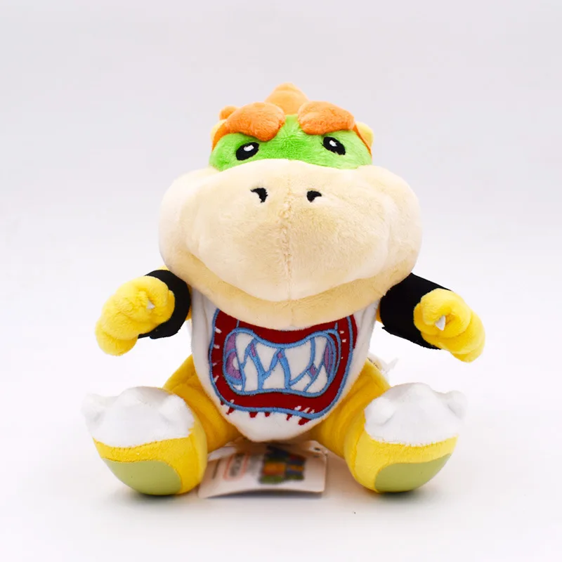 Peluche de Dragón de Fuego Bowser de Super Mario Bros, 18 cm, Muñeco de Peluche de Dibujos Animados, Regalo